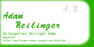 adam meilinger business card