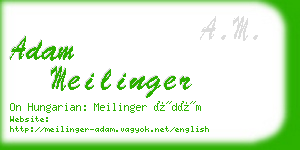 adam meilinger business card